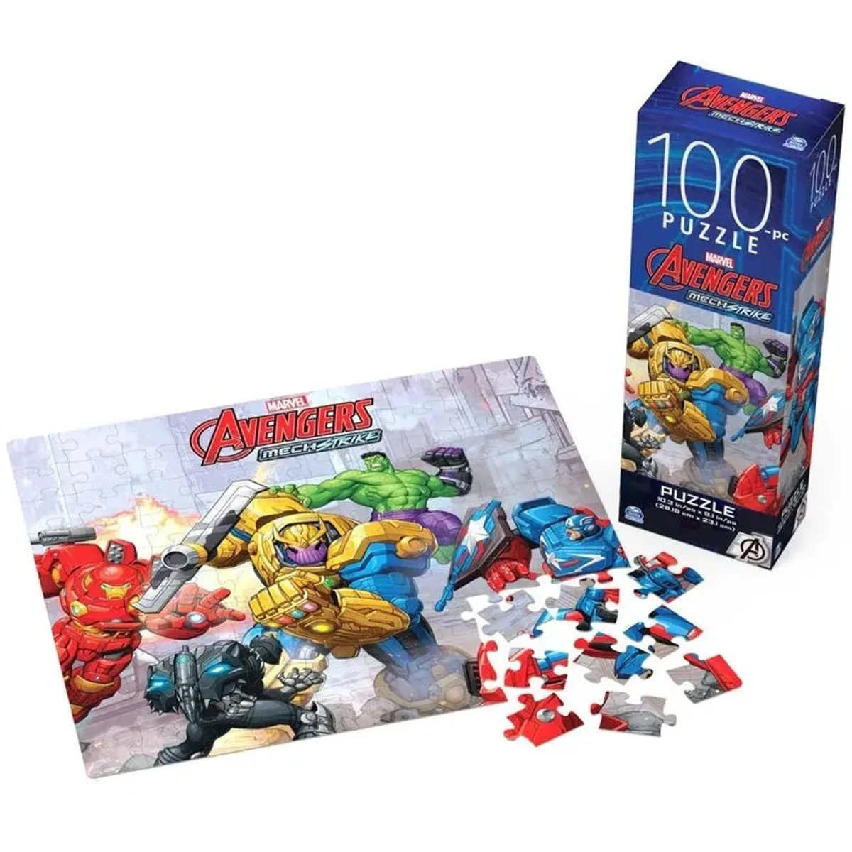 DISNEY - Rompecabezas 100 piezas Marvel Avengers Mech Strike