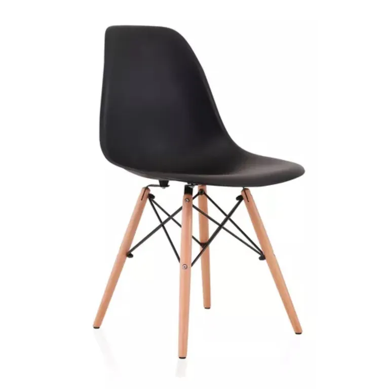 Silla Eames Dsw Clasica Negra.