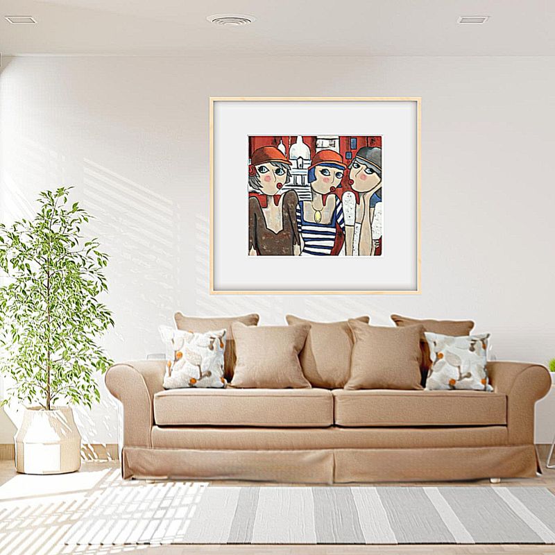 MUNDO LIVING - Sofa  cuerpos,Mambo color beige con resortes pocket