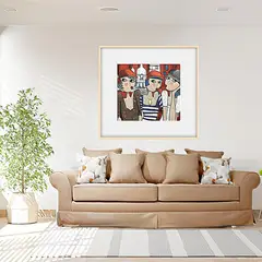 MUNDO LIVING - Sofa cuerpos,Mambo color beige con resortes pocket