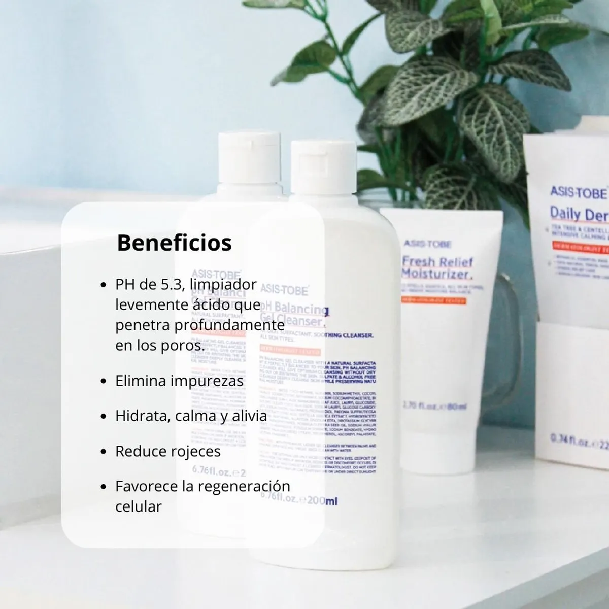 ASISTOBE - Gel Limpiador balancea el PH Asis-Tobe Cosmética Coreana