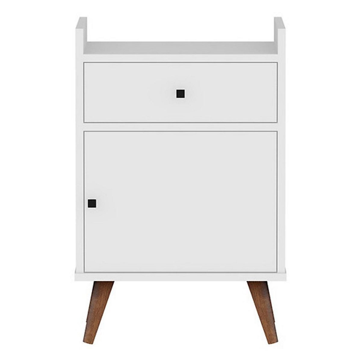 BE DESIGN - Velador Con Puerta Be Blanco