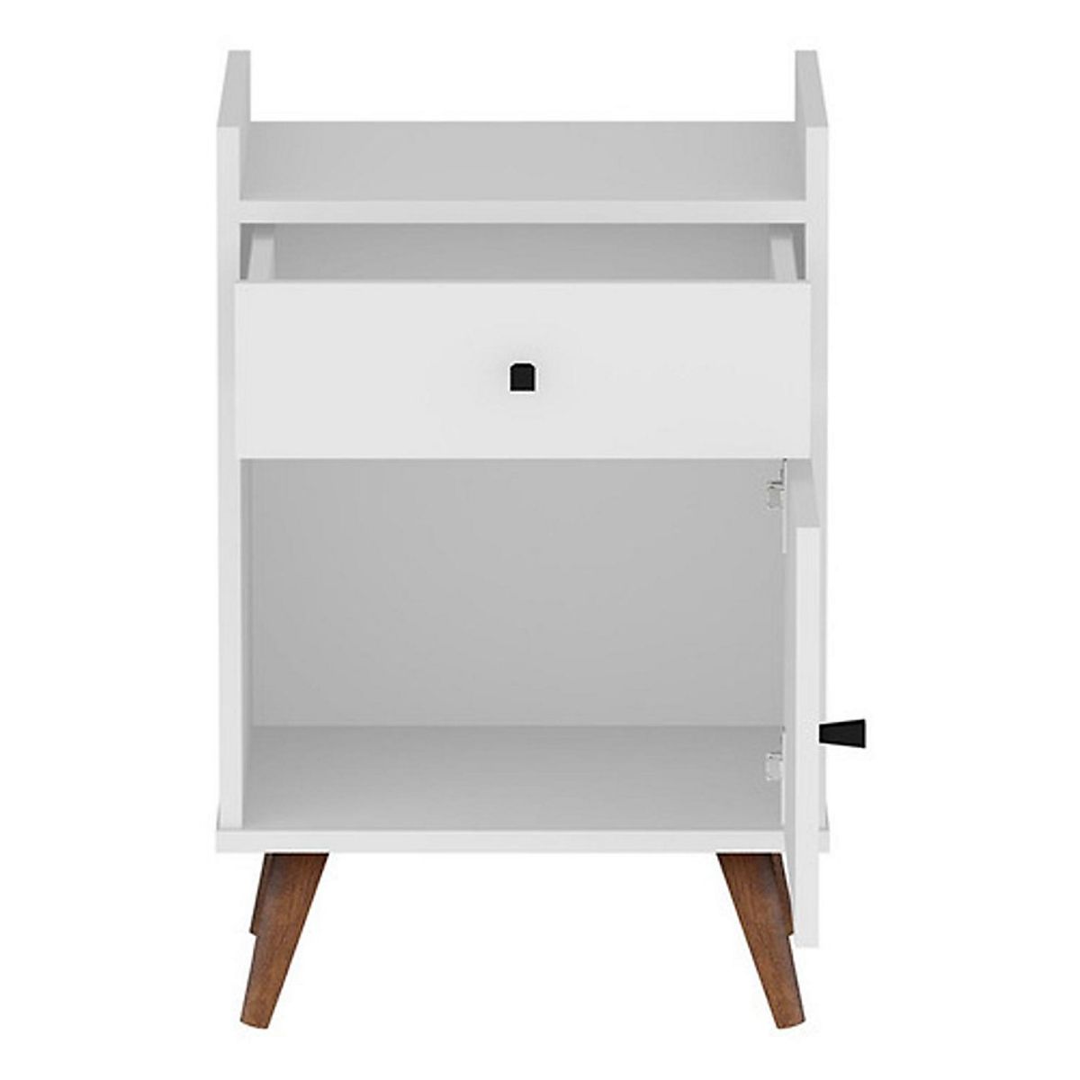 BE DESIGN - Velador Con Puerta Be Blanco