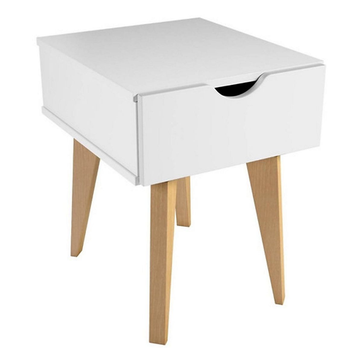 BE DESIGN - Velador Nordic Blanco