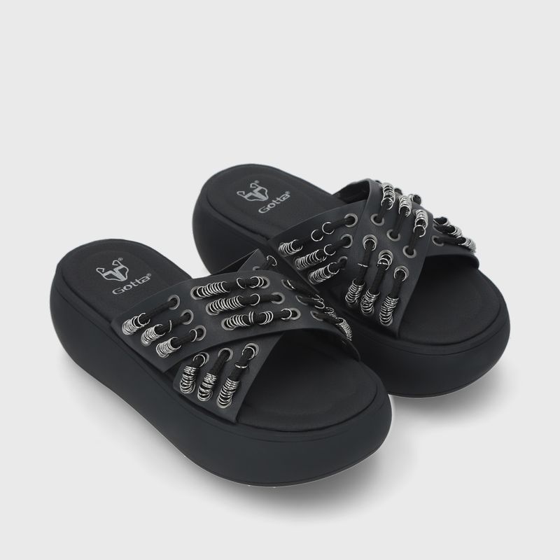 GOTTA - Sandalia Mujer Negra  43033