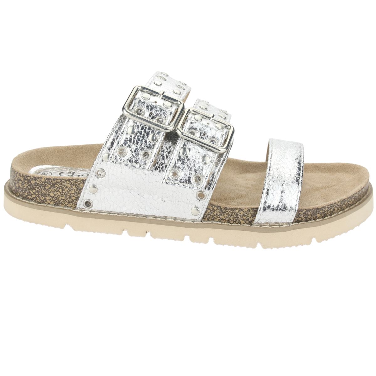 CHALADA - Sandalia Mujer Plateado Casual Chalada Lila-12