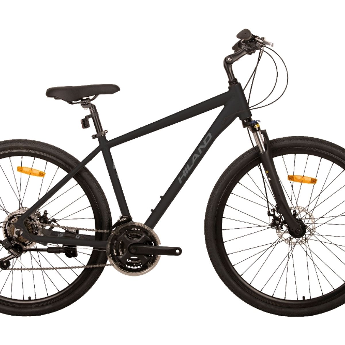HILAND - Bicicleta Urbana Hombre Hiland Man GT700 Negro
