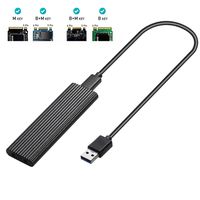 Cofre Case Disco Ssd M.2 Dual NVME y NGFF A Usb 3.0 Aluminio