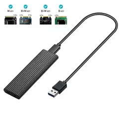 GENERICO - Cofre Case Disco Ssd M.2 Dual NVME y NGFF A Usb 3.0 Aluminio