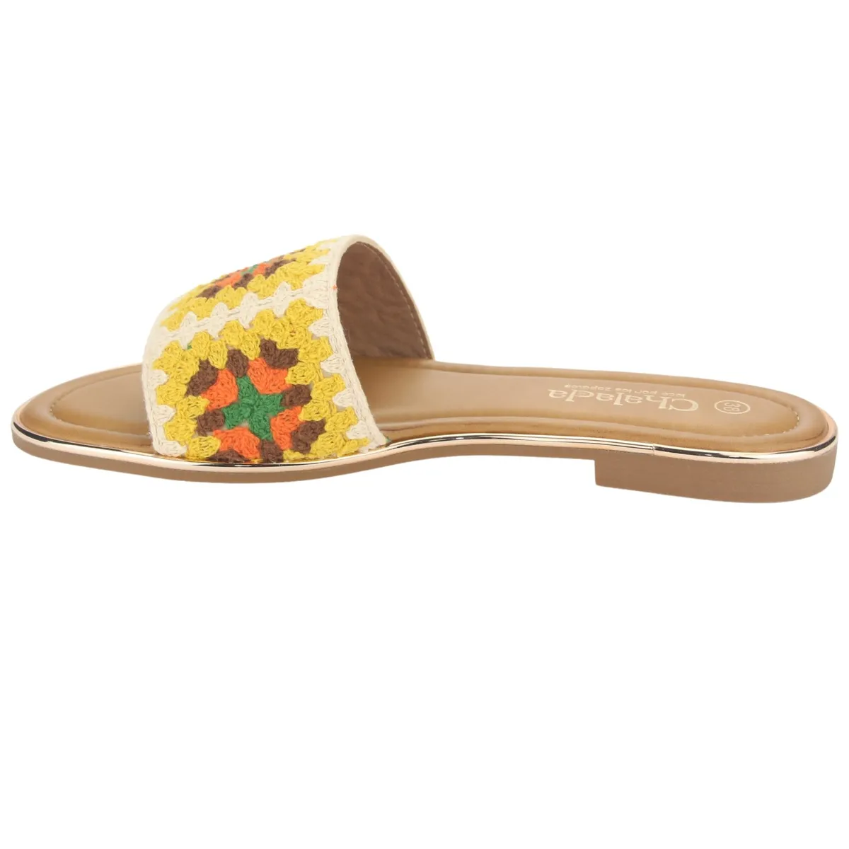 CHALADA - Sandalia Mujer Amarillo Casual Chalada Lila-15