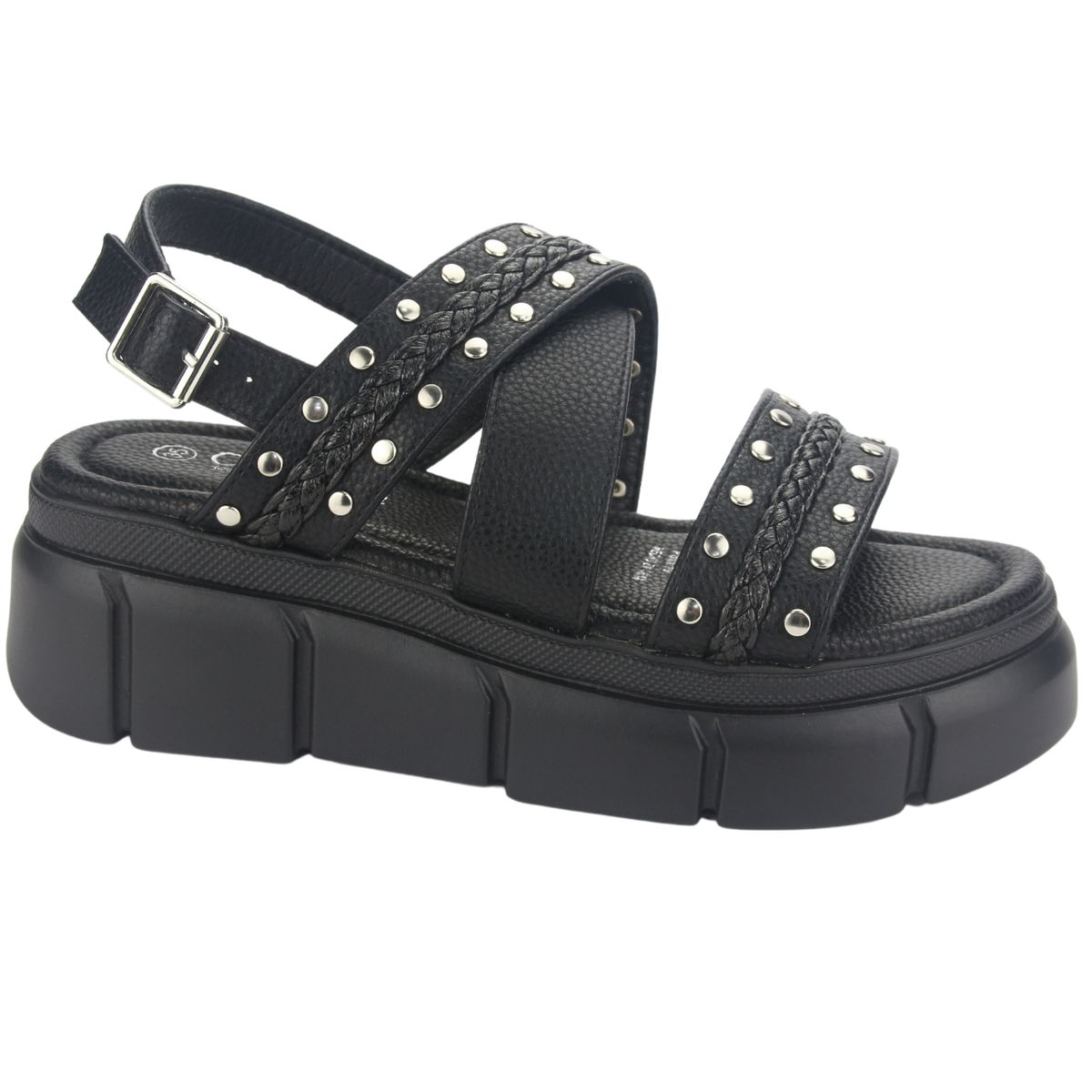 CHALADA - Sandalia Mujer Negro Casual Chalada Visa-2