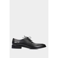Vélez Zapatos Cordón Formal Humanista Cuero Hombre Liso Negro