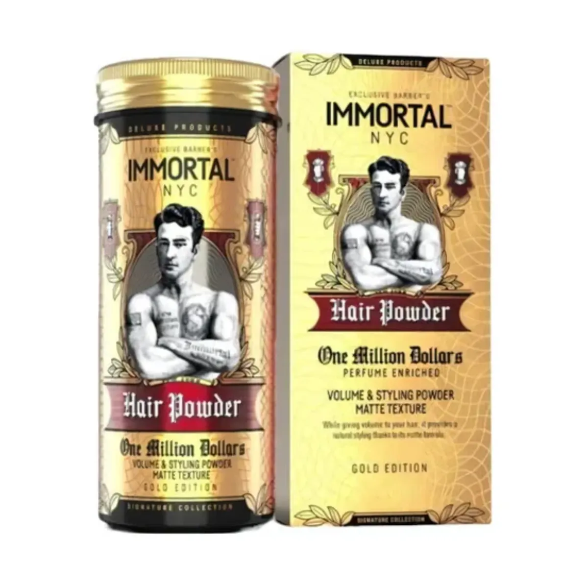 IMMORTAL NYC - Polvo Texturizador One Million Dollars Negro 20gr IMMORTAL NYC