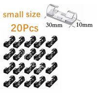 Organizador Cables Para Escritorio PC Notebook Con Adhesivo 20 Piezas