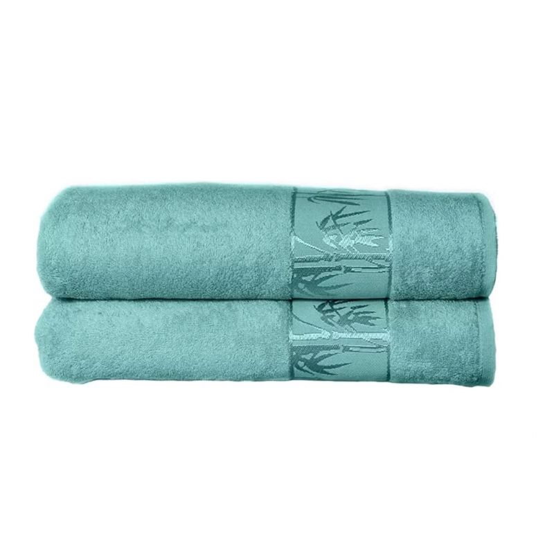 ANNI STAR - Set 4 Toalla De Baño Algodón Bamboo Súper Suaves