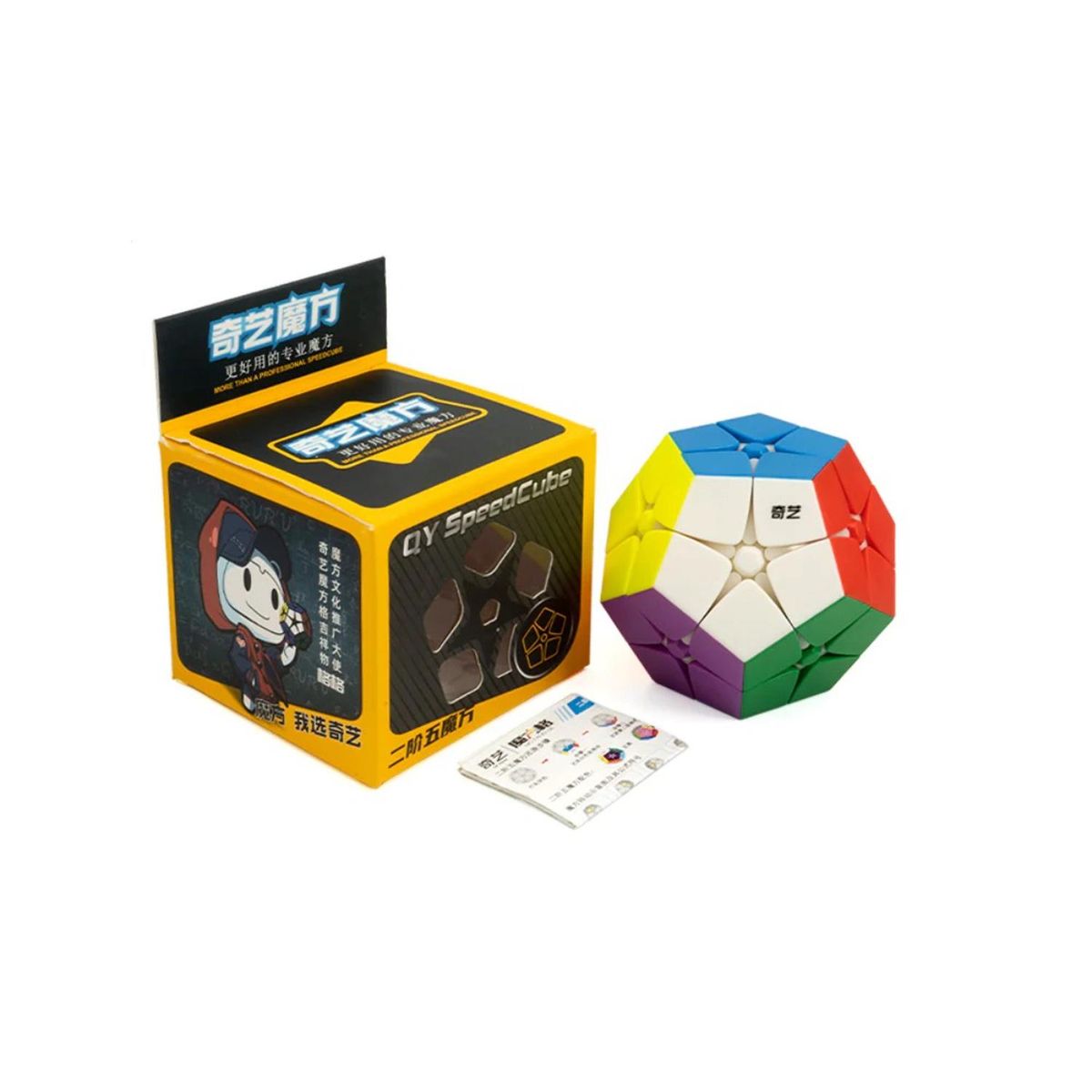 QIYI - CUBO RUBIK ORIGINAL QIYI MEGAMINX 2X2 LUBRICADO