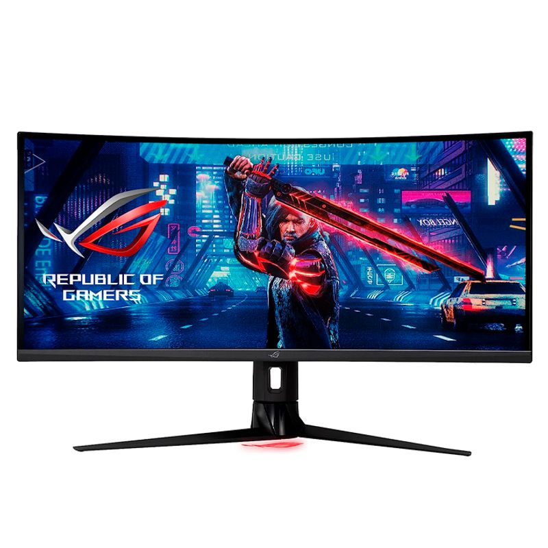 ASUS - Monitor Gamer Curvo 34" Asus ROG STRIX 144Hz 1Ms USB-C