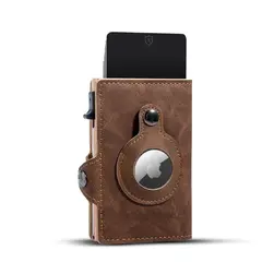 XCLUSIVE - Billetera Tarjetero Compatible con Airtag - Talla Única