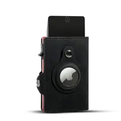 XCLUSIVE - Billetera Tarjetero Compatible con Airtag - Talla Única