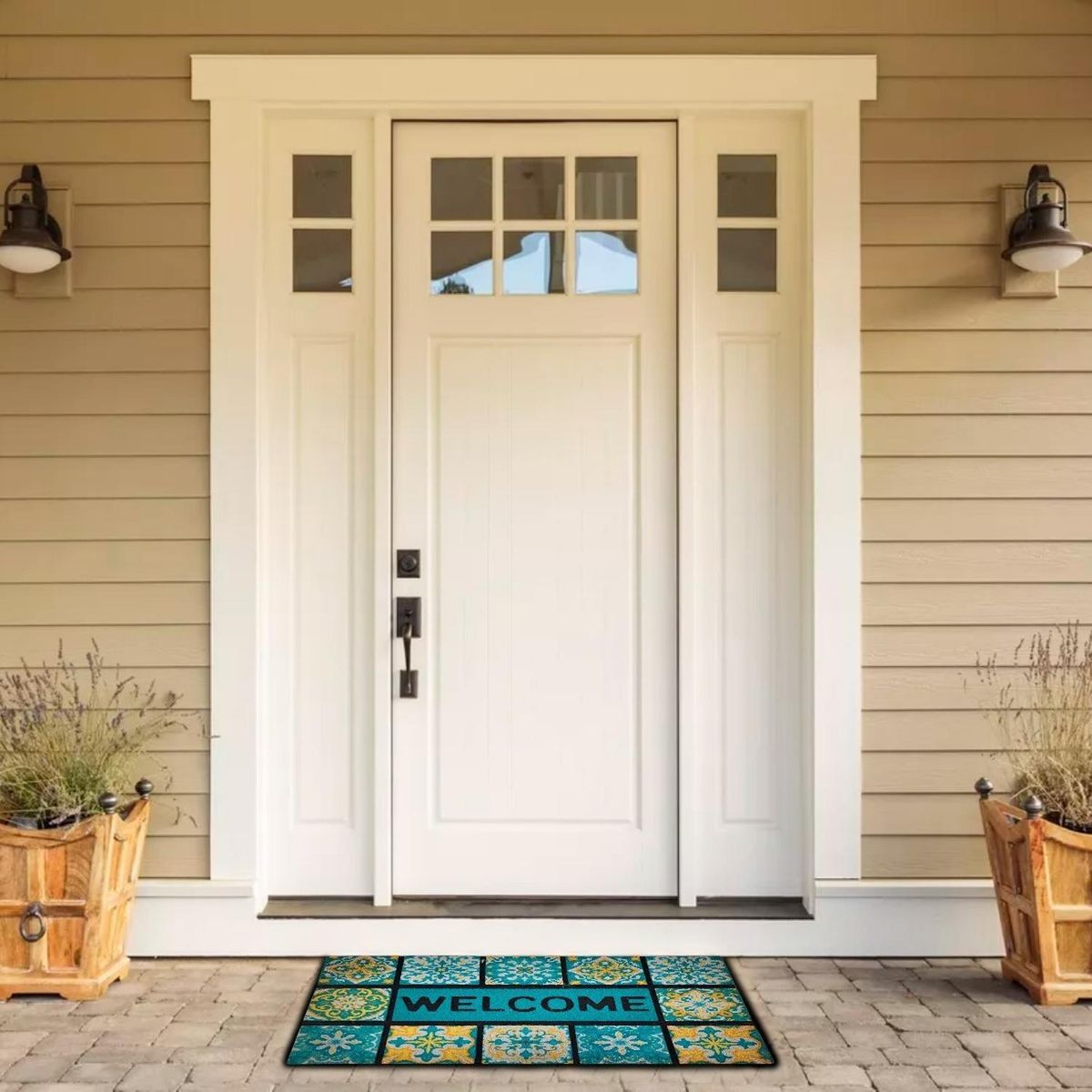 GENERICO - Alfombra Welcome Limpiapies Felpudo Alfombra De Entrada Baño