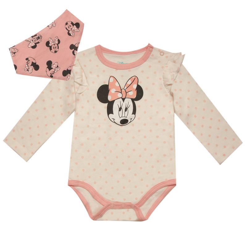DISNEY - Set Bebe Minnie Mirada Blanco Disney