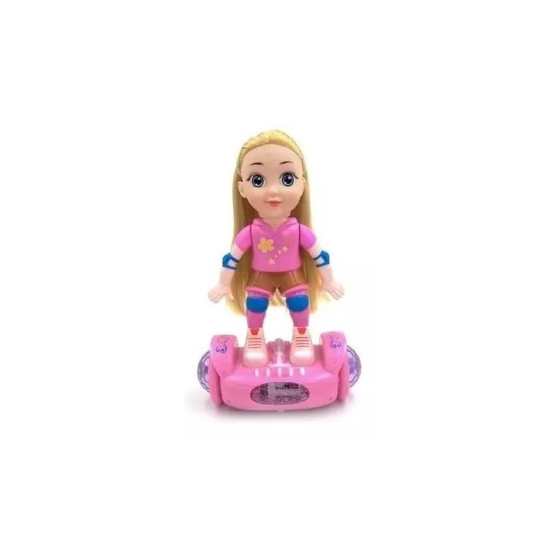 GENERICO - Muñeca Patineta Música Luces Juguete Niña Doll Balance