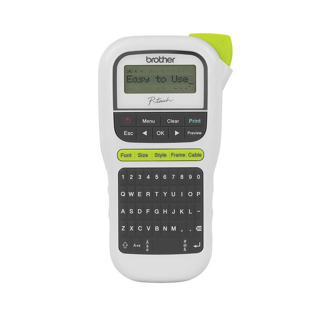 BROTHER - Rotulador Portátil Brother 3 fuentes 20mm/seg Visor LCD Gris BROTHER