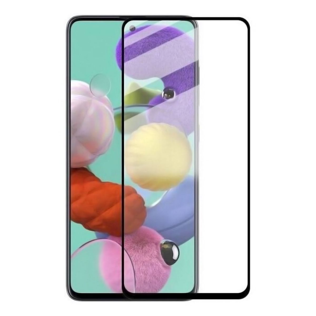 GENERICO - Mica Vidrio Para Samsung A51 4G Lamina Pack X 3