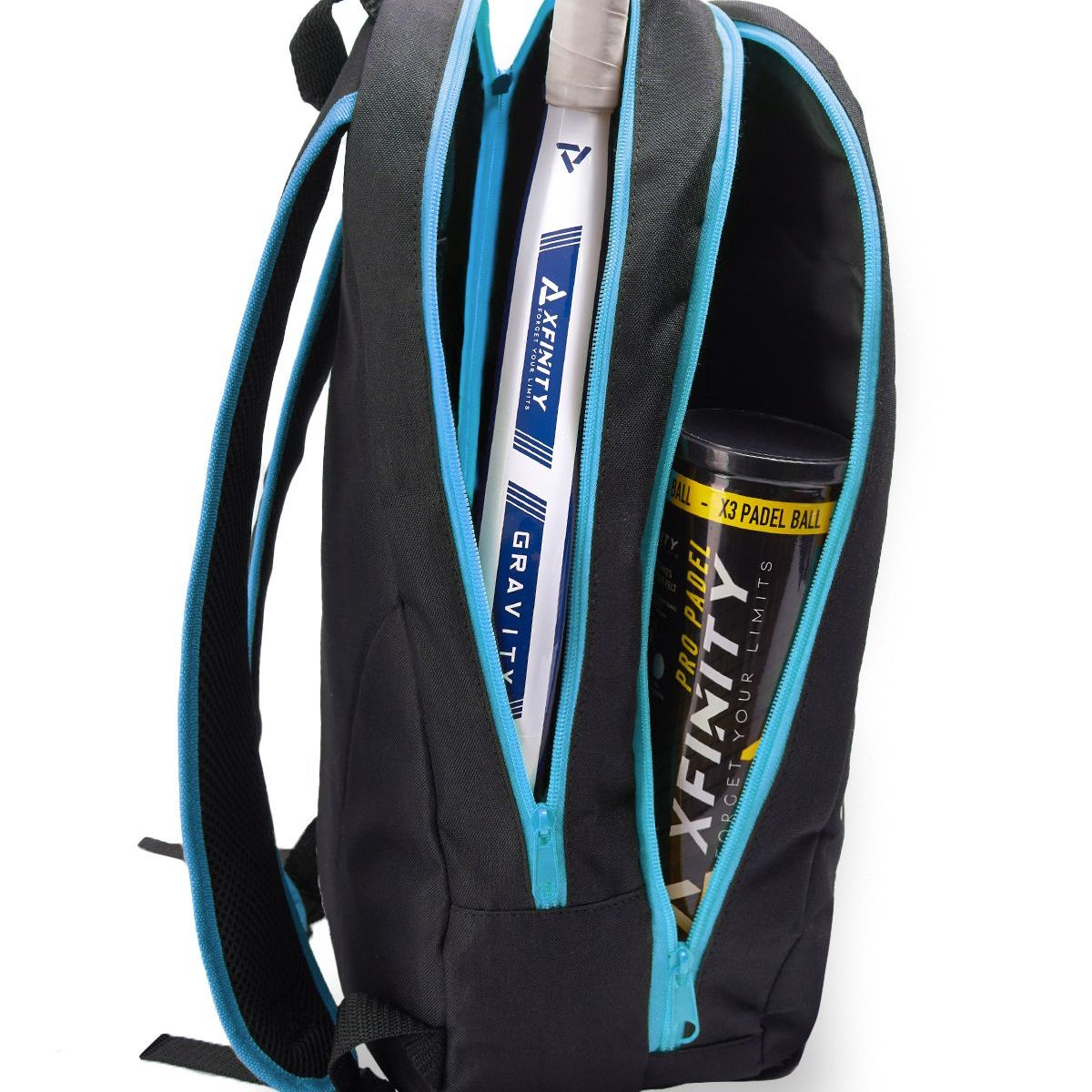 XFINITY - PACK PADEL XFINITY PALA NOVA - MOCHILA- MUÑQUERA - TARRO
