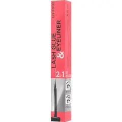 CATRICE - Delineador y Pegamento de Pestañas 2 EN 1 - 010 Strong Black