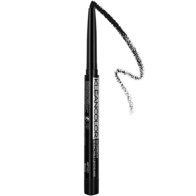 KLEANCOLOR - DELINEADOR RETRACTIL KLEANCOLOR - COLOR NEGRO A PRUEBA DE AGUA