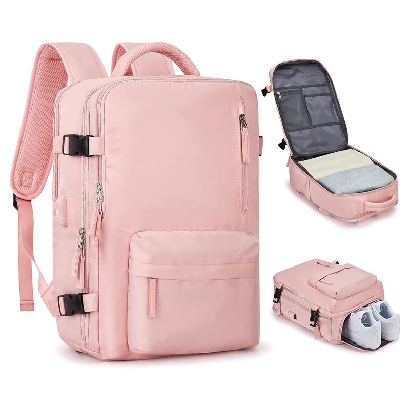 KOKILA - Mochila De Viaje De Gran Capacidad Con Hombros Usb Puerto
