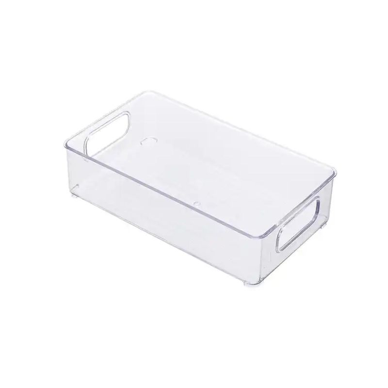 GENERICO - Cajon Organizador Transparente 7x14x25cm Apilable