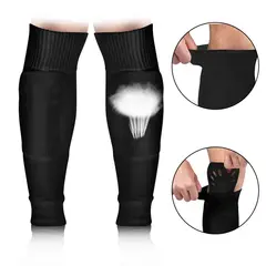 KOKILA - Kit Futbol 3 en 1 Calcetas Antideslizantes Canilleras Pro