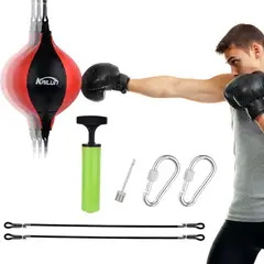 KOKILA - Pera Box Boxeo Inflable Con Elástico Punching Ball Velocidad