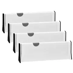PAGANOOM - 4PCS Organizador de Divisores de Cajones Separadores Ajustables
