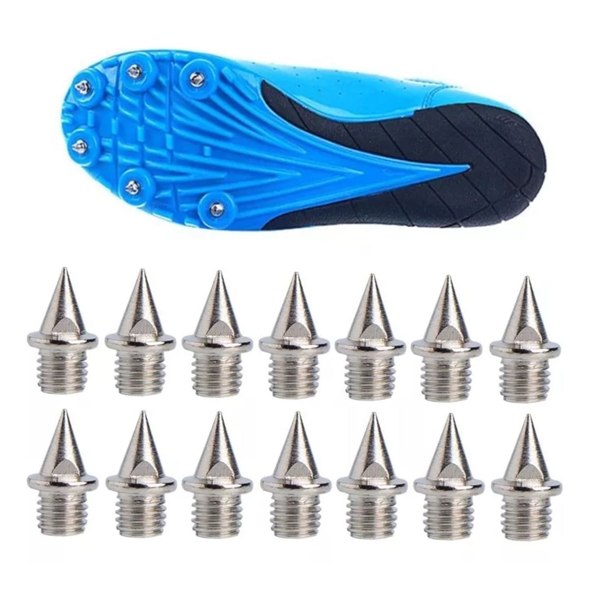 KUANGYE - Set 14 Clavos Acero 7mm Para Zapatillas De Atletismo Running