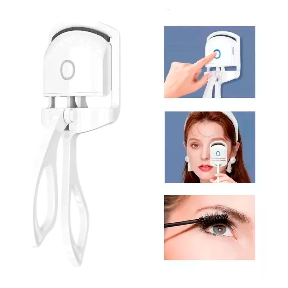 GENERICO - Rizador De Pestañas Electrico Blanco