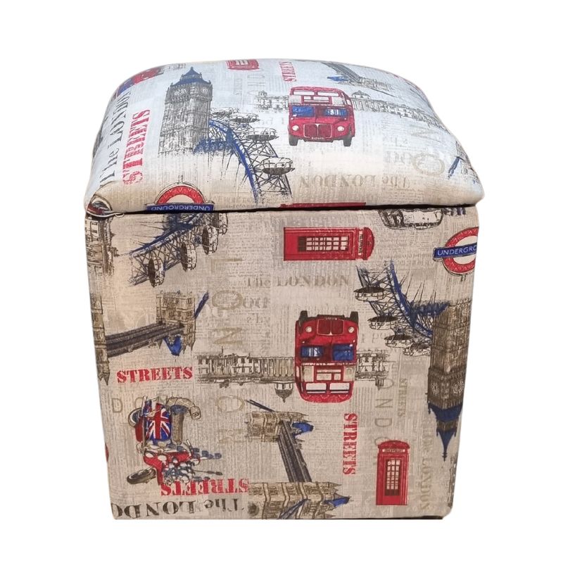 GENERICO - Pouf Baul London 40x33x50 Rimar