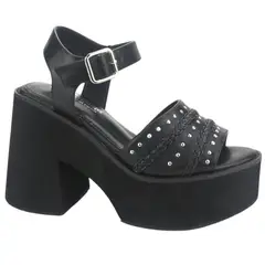 CHALADA - Sandalia Mujer Negro Casual Wake-1