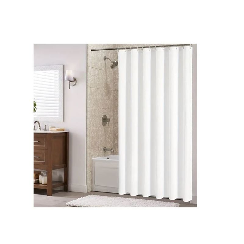 GENERICO - Cortina Ducha Baño 180x180cm Tela Poliéster