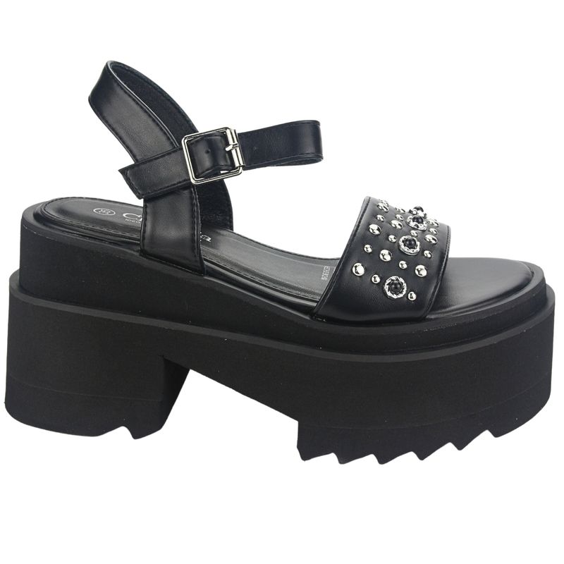 CHALADA - Sandalia Mujer Negro Casual Chalada Wurt-5