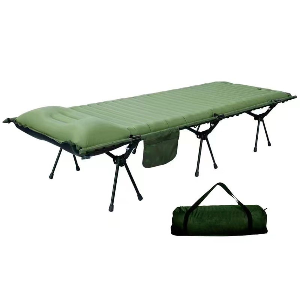 KANO - Catre con Colchón Inflable Cama Para Camping Plegable
