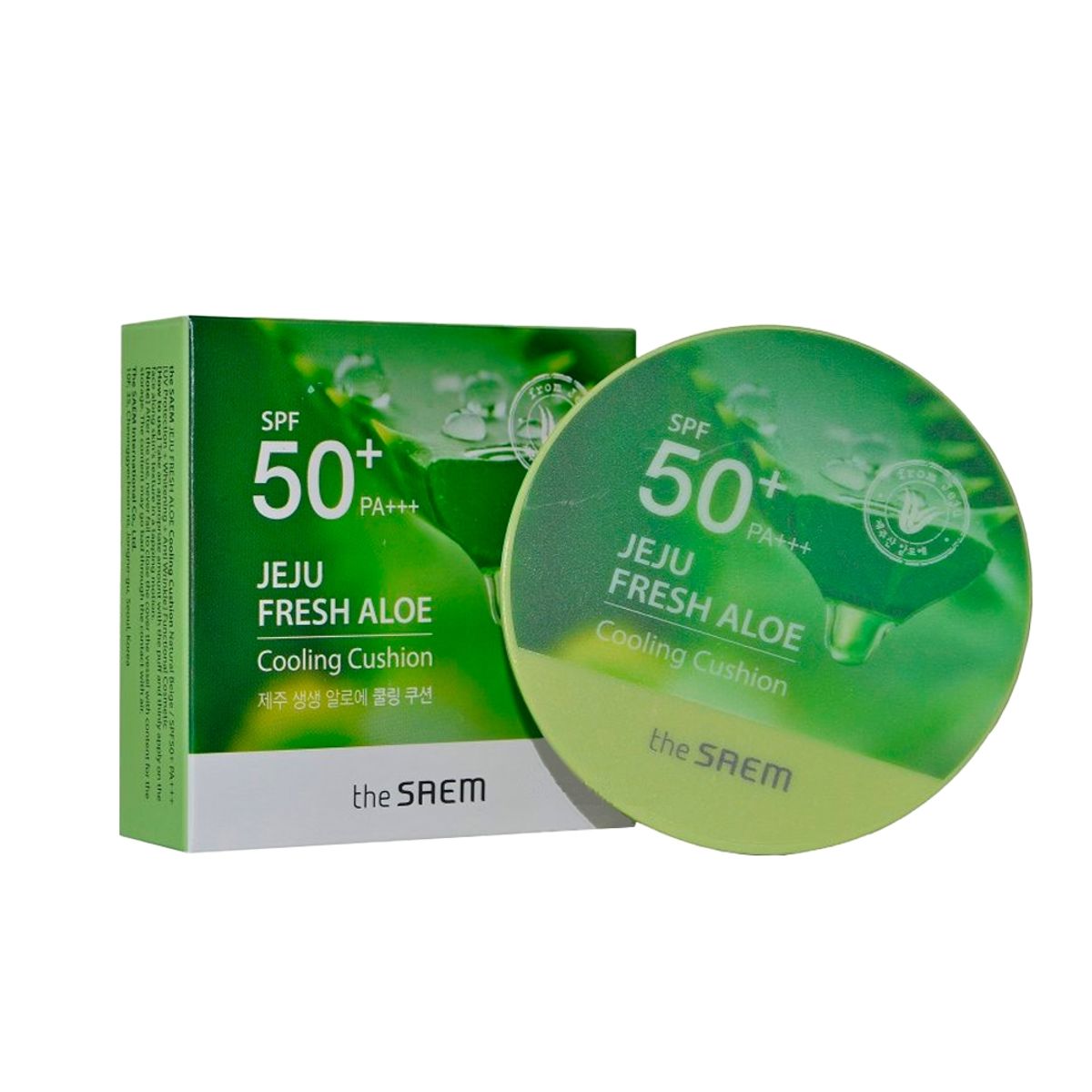 THE SAEM - Jeju Fresh Aloe Cooling Cushion Natural - The Saem