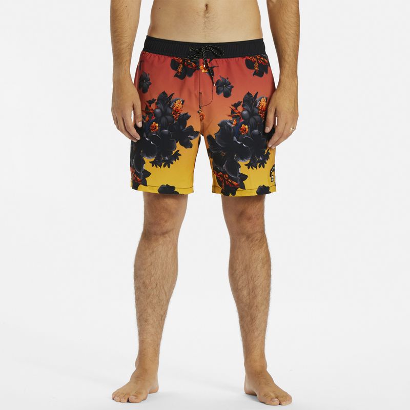 BILLABONG - Traje De Baño Hombre Kamea Layback M Naranja BILLABONG