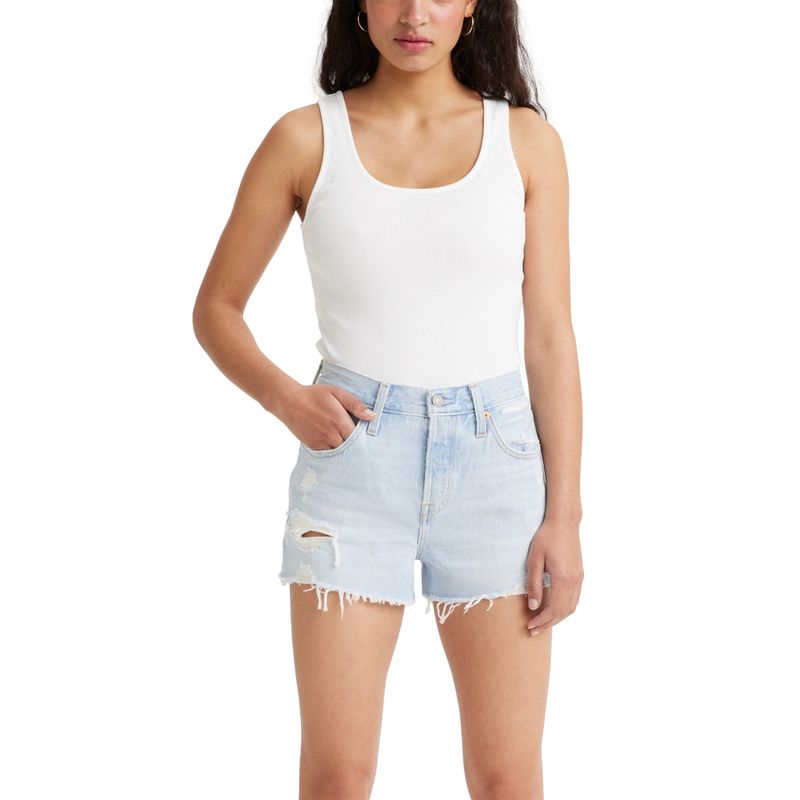 LEVIS - Polera Mujer Classic Fit Tank Blanco Levis_.