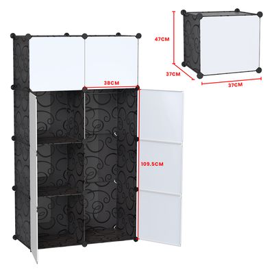 Imagen 2 del producto Armario Organizador Modular Con 8 Cubos Armario Armable