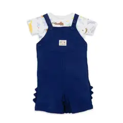TEDMIMAK - Jardinera 2 piezas verano niño de 3 a 18 meses dinosaurios