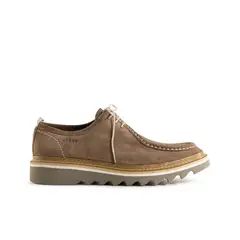 VELEZ - Zapato de cuero para hombre textura gamuzada