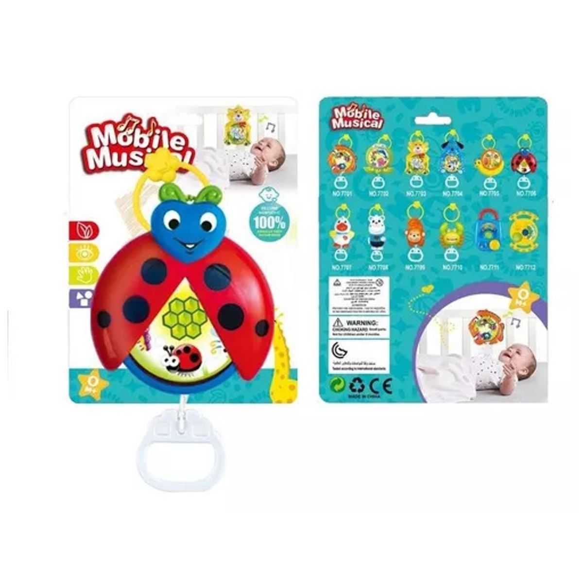 GENERICO - Cunero A Cuerda Para Cuna Clásico Colgante Bicho Del Tomate